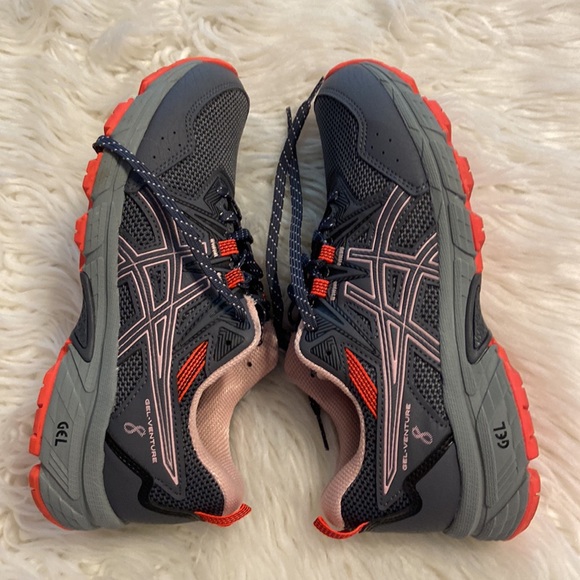ASICS WOMENS RUNNING SHOES SIZE 8 EXCELLENT CONDITION COLOR GRAY SEE ALL PHOTOS - Picture 11 of 12